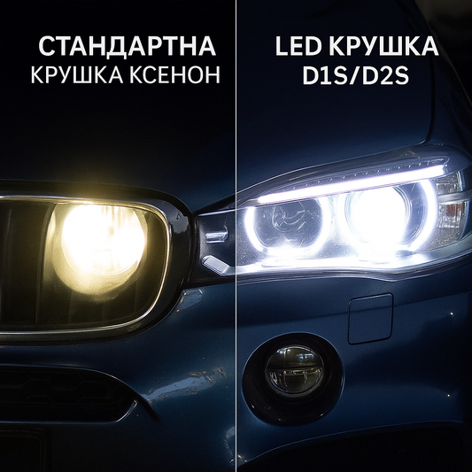 D1S/D2S LED срещу ксенон: Защо си струва да преминеш към LED крушки?