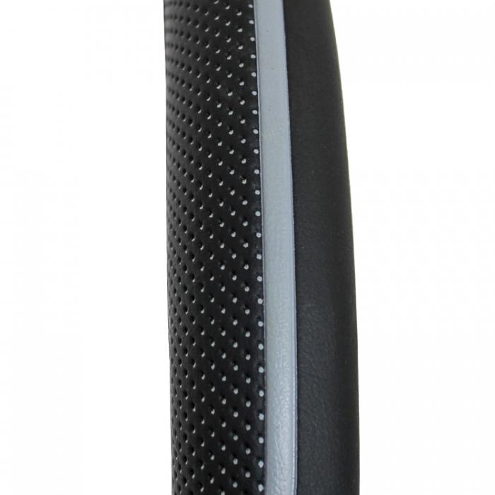 Калъф за волан - 9065 - 38cm - със сиво