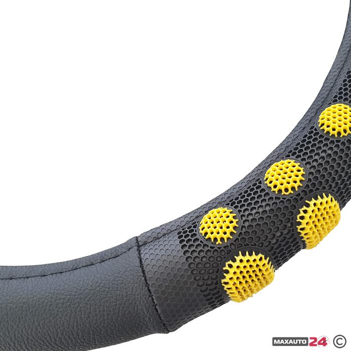 Калъф за волан - 1090 - 38cm - с жълто