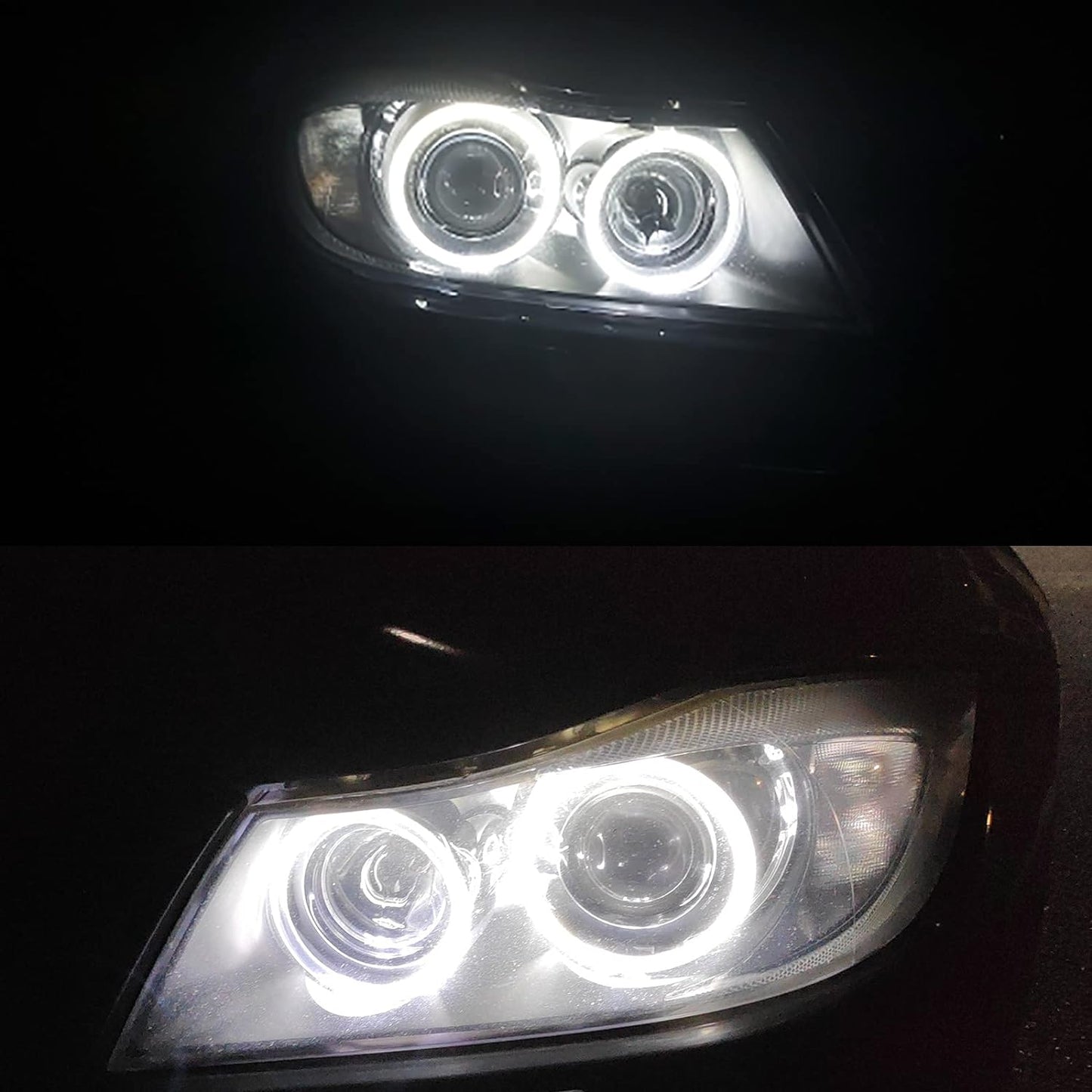 Комплект 2x LED крушки Angel Eyes за BMW E90 E91 – 12V, Canbus, без грешки, бяла светлина