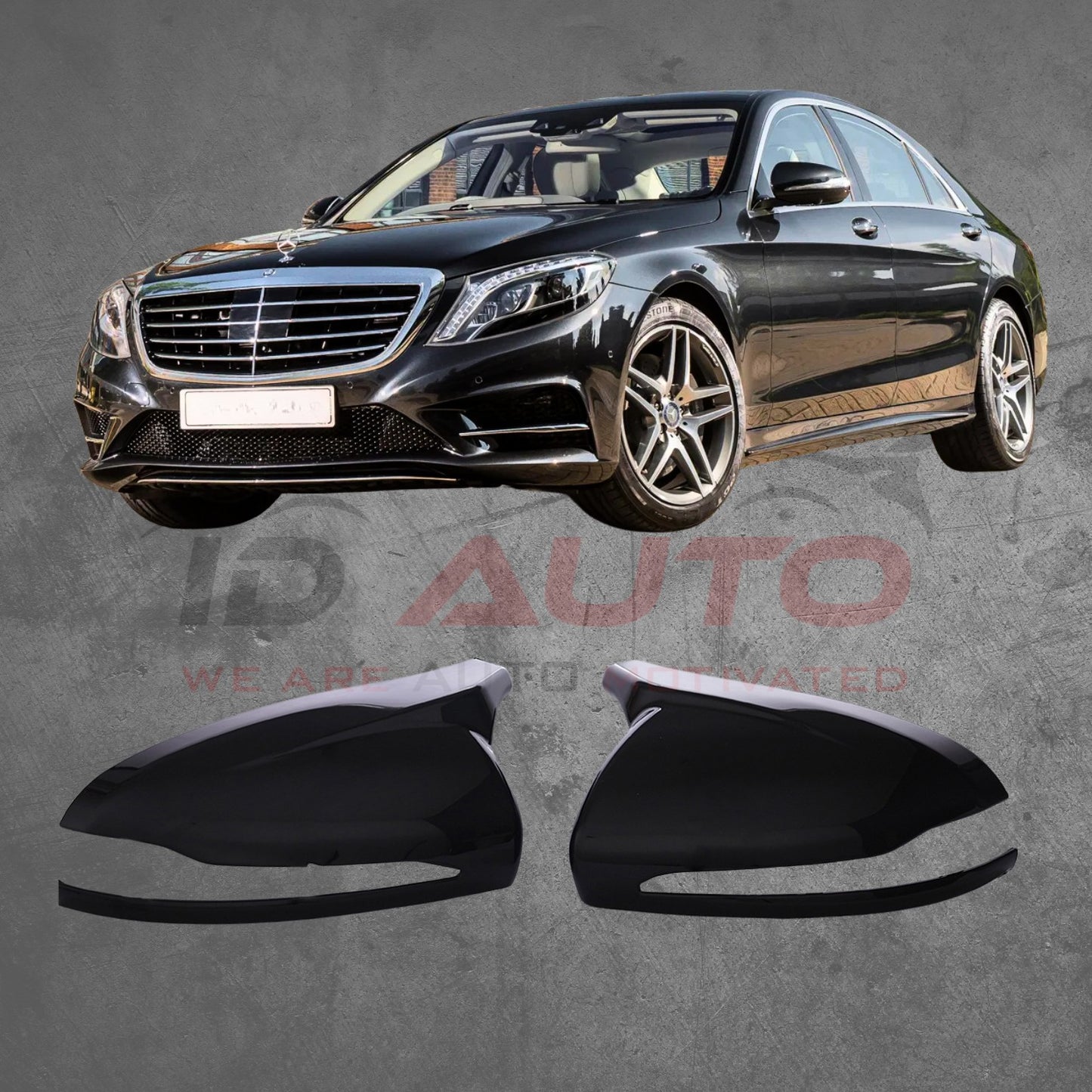 Капаци за огледала Batman Style – Mercedes S-Class W222 (2013–2020)