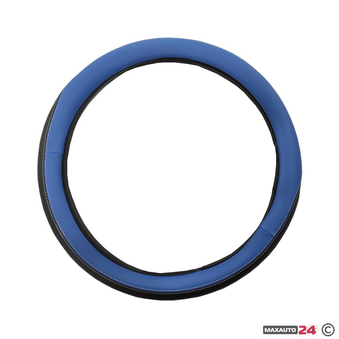 Калъф за волан М 38см - 9040 - със синьо