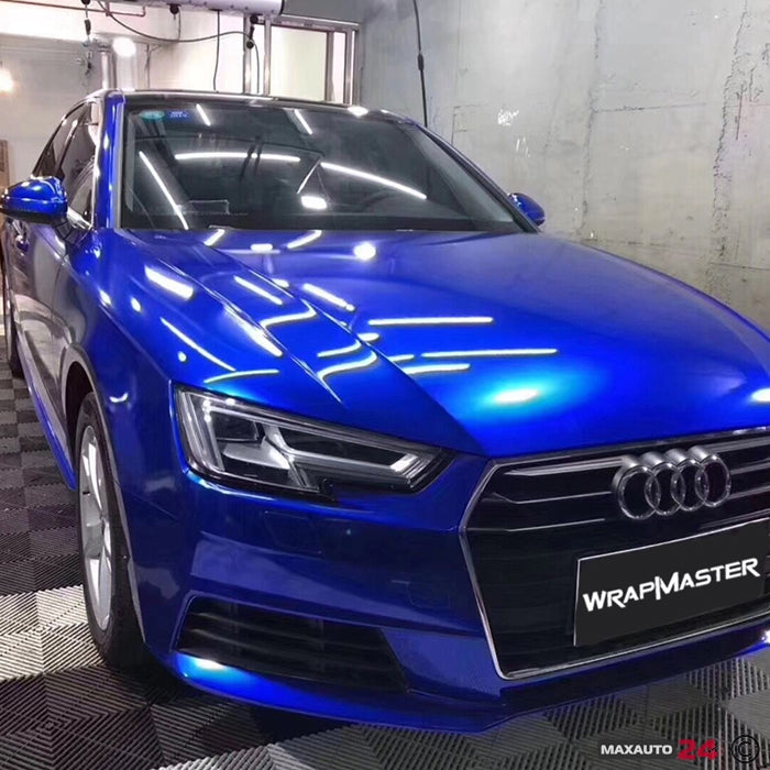 Фолио за облепяне Тъмно син металик 1.52m x 1m GL01