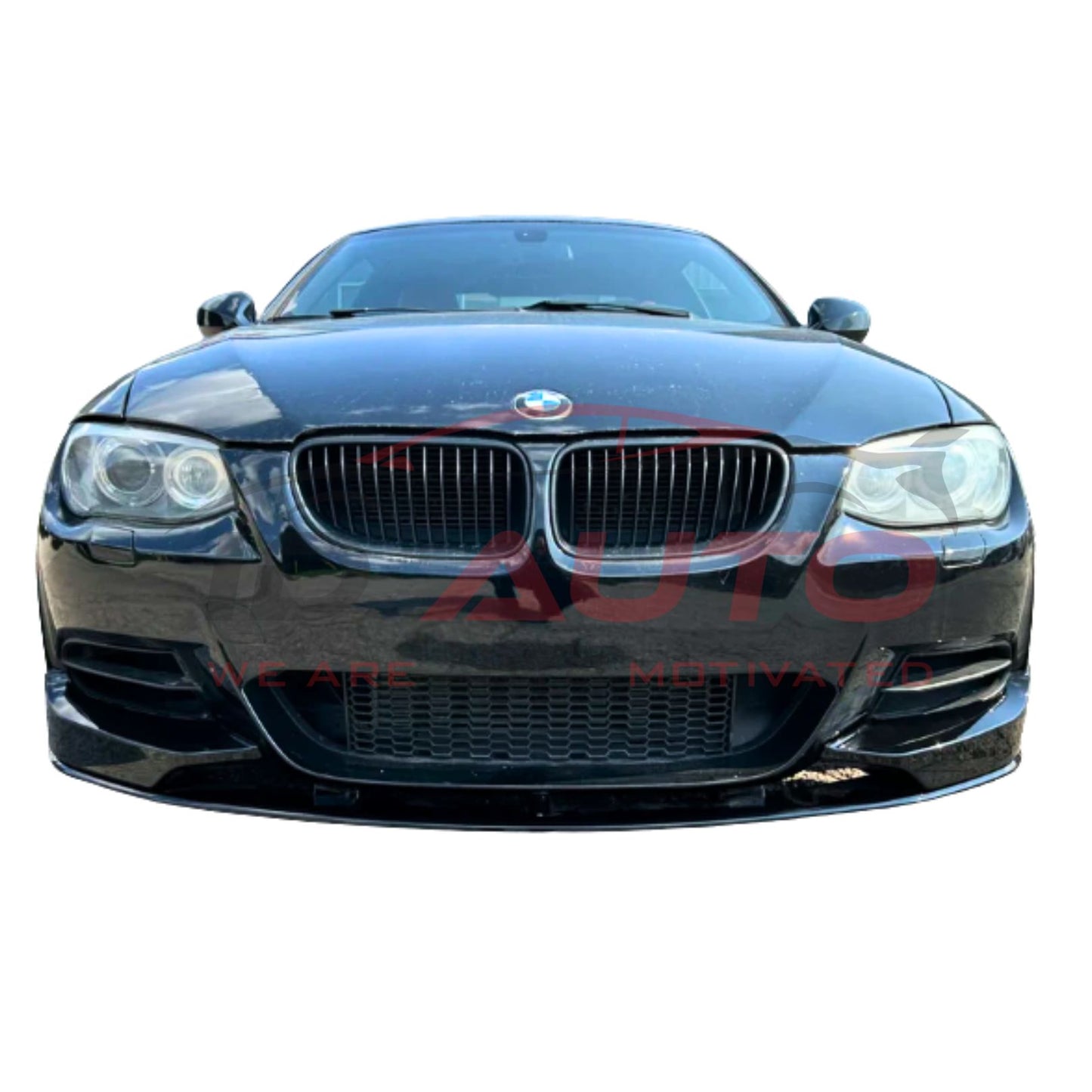 Преден лип спойлер – BMW 3 Series E92/E93 (2006–2013), за M-Tech броня, черен гланц
