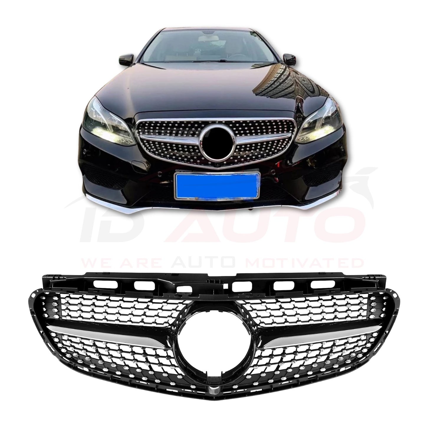Диамантена решетка за Mercedes E-Class W212 Facelift (2013–2016) – седан и комби