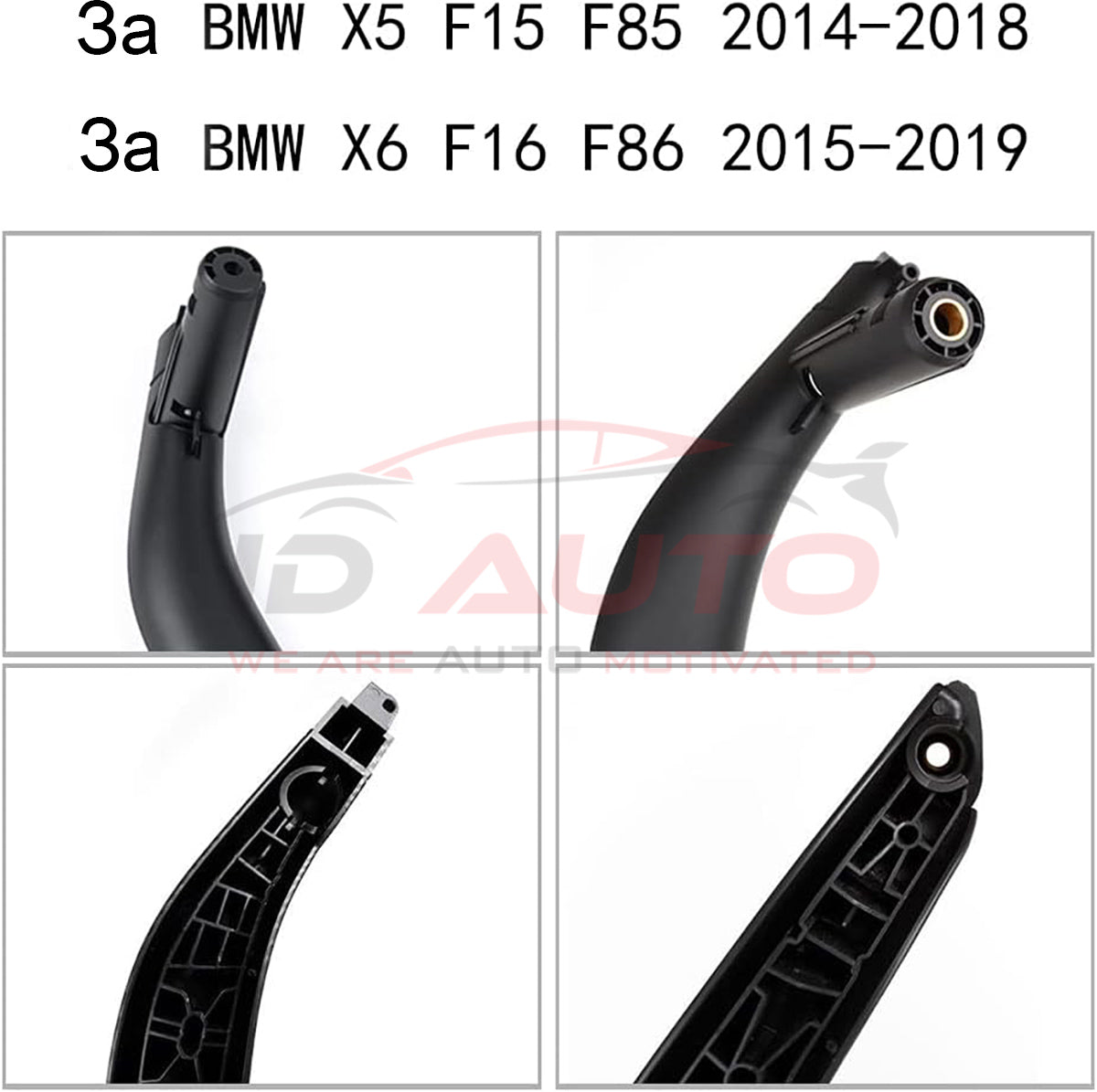 Комплект интериорни дръжки BMW X5 X6 F15 F16 - Черни