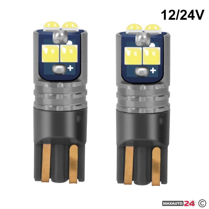 Диодни крушки 3032 6SMD - 12/24V 2бр/к-т