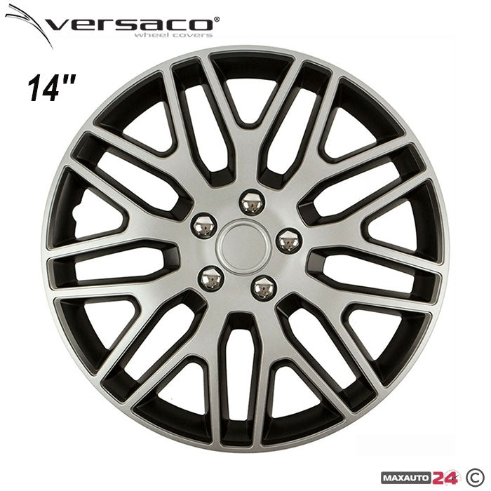 Тасове за джанти 14'' Versaco Dakar Silver/Black