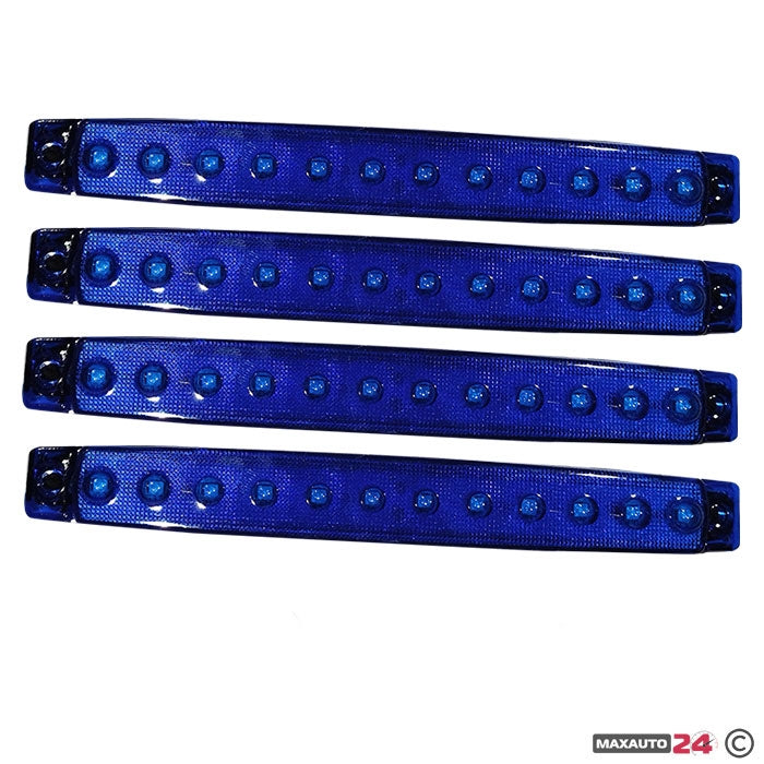 Габарит 0050 с 12 LED диода - 24V Син
