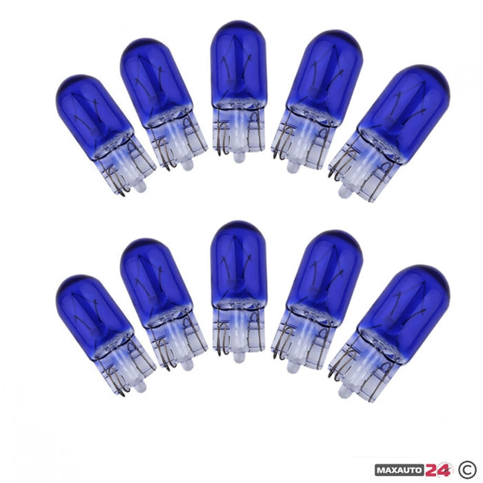 Крушкa за габарит Т10 5W СИНЯ 10бр. в к-я