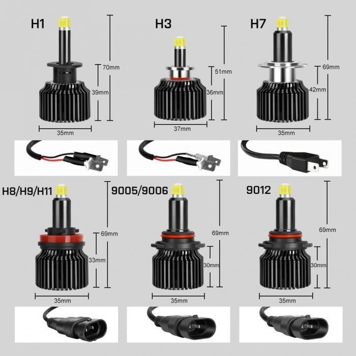 Крушки Диодни H8/H11 100W - 12V