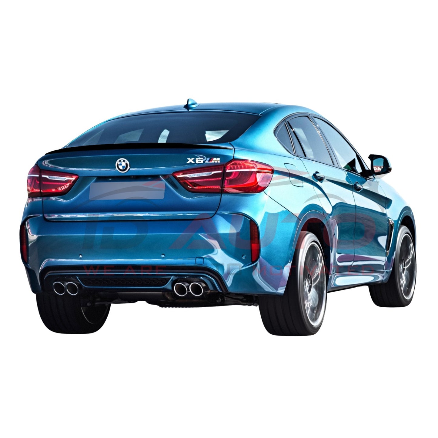 Спойлер лип за багажник – BMW X6 F16 (2014–2019), черен гланц
