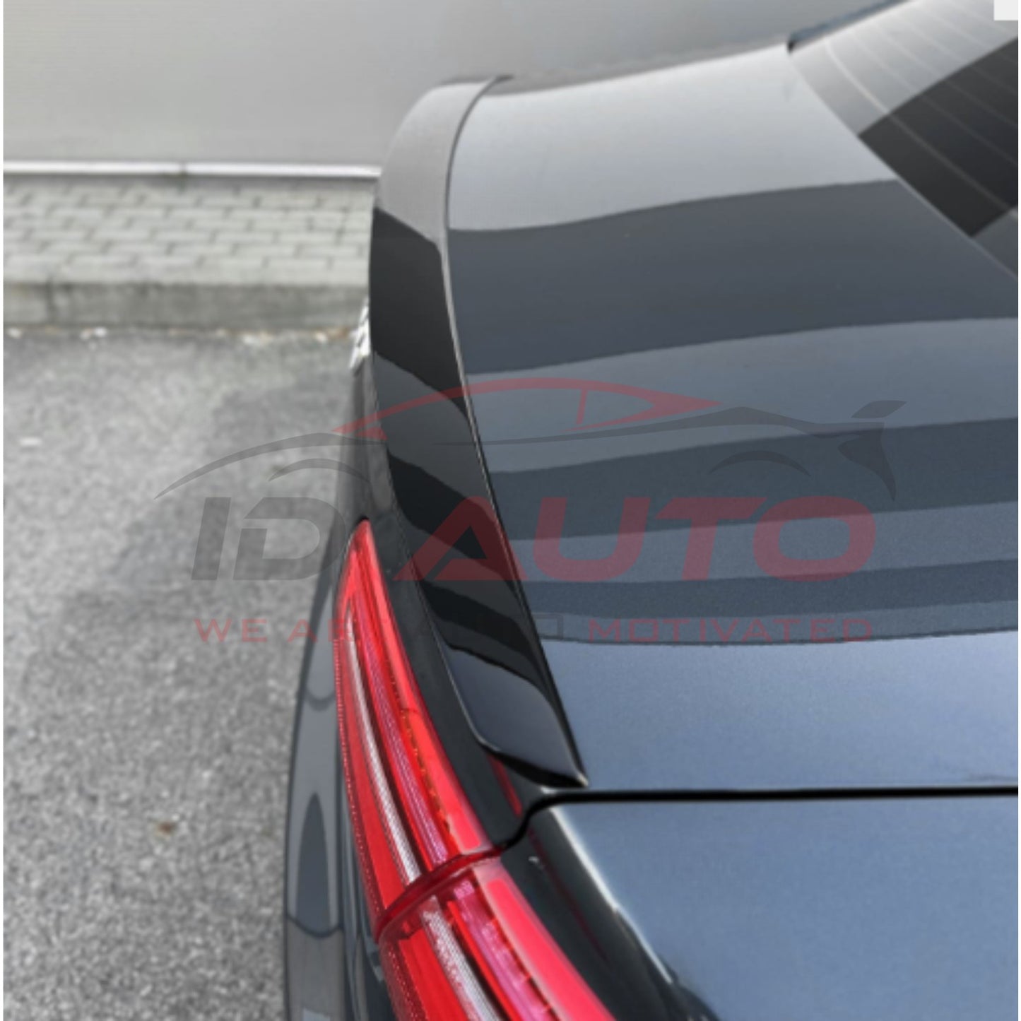 Спойлер лип за багажник – Audi A6 C7 Sedan (2011–2018), черен гланц