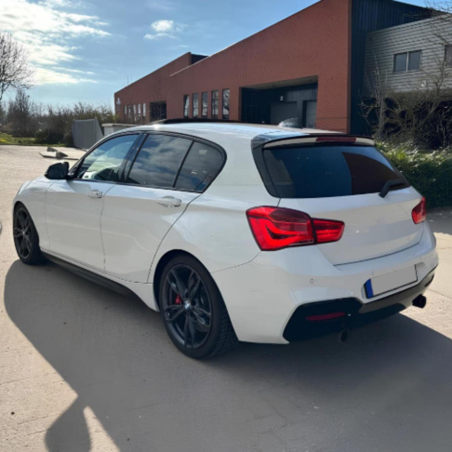 Спойлер за багажник (лип) – BMW 1 Series F20 (2011–2018), черен гланц
