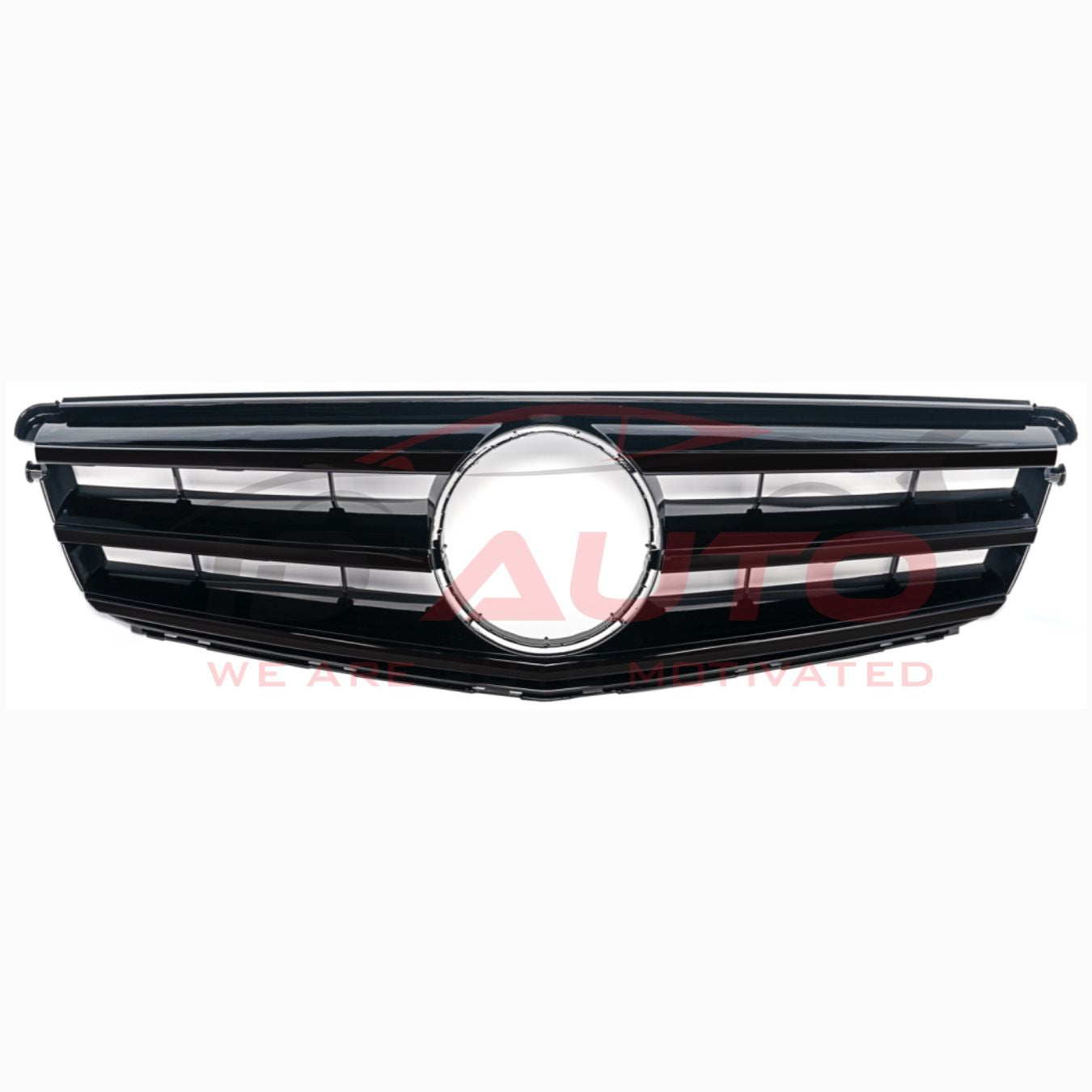Решетка за Mercedes C-Class W204 (2007–2011) – Sport дизай - черен гланц