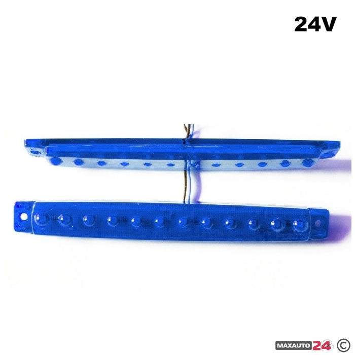 Габарит 0050 с 12 LED диода - 24V Син