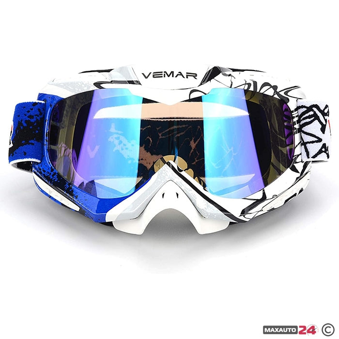 Мото очила Vemar -P1251-W - розово