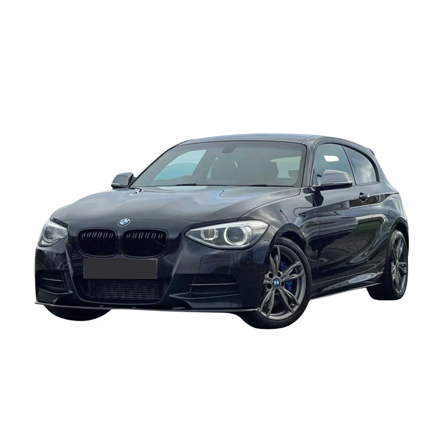 Тунинг двойни решетки (бъбреци) за BMW F20/F21 (2011–2014) – черен лак