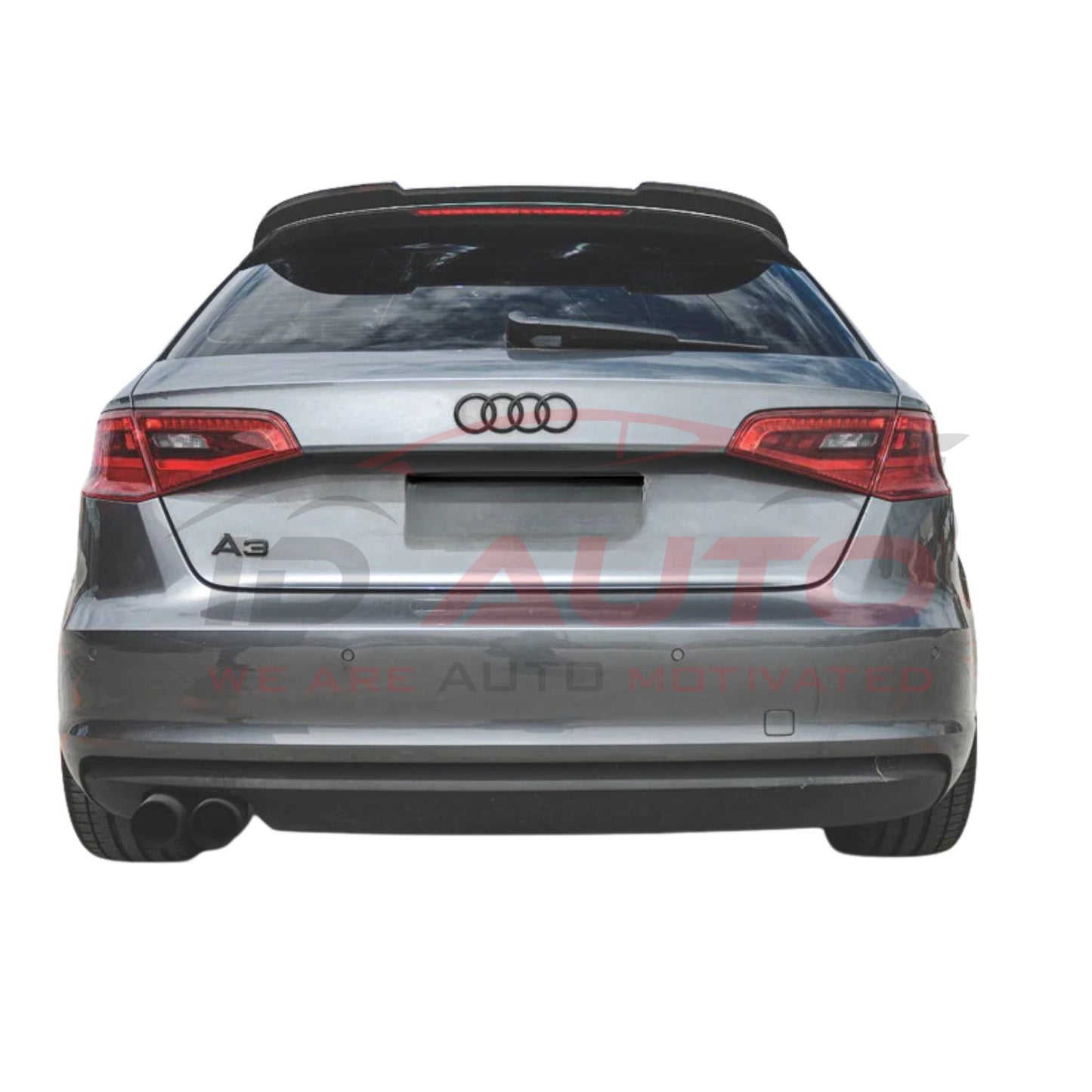 Спойлер за багажник – Audi A3 8V Hatchback (2012–2019), черен гланц