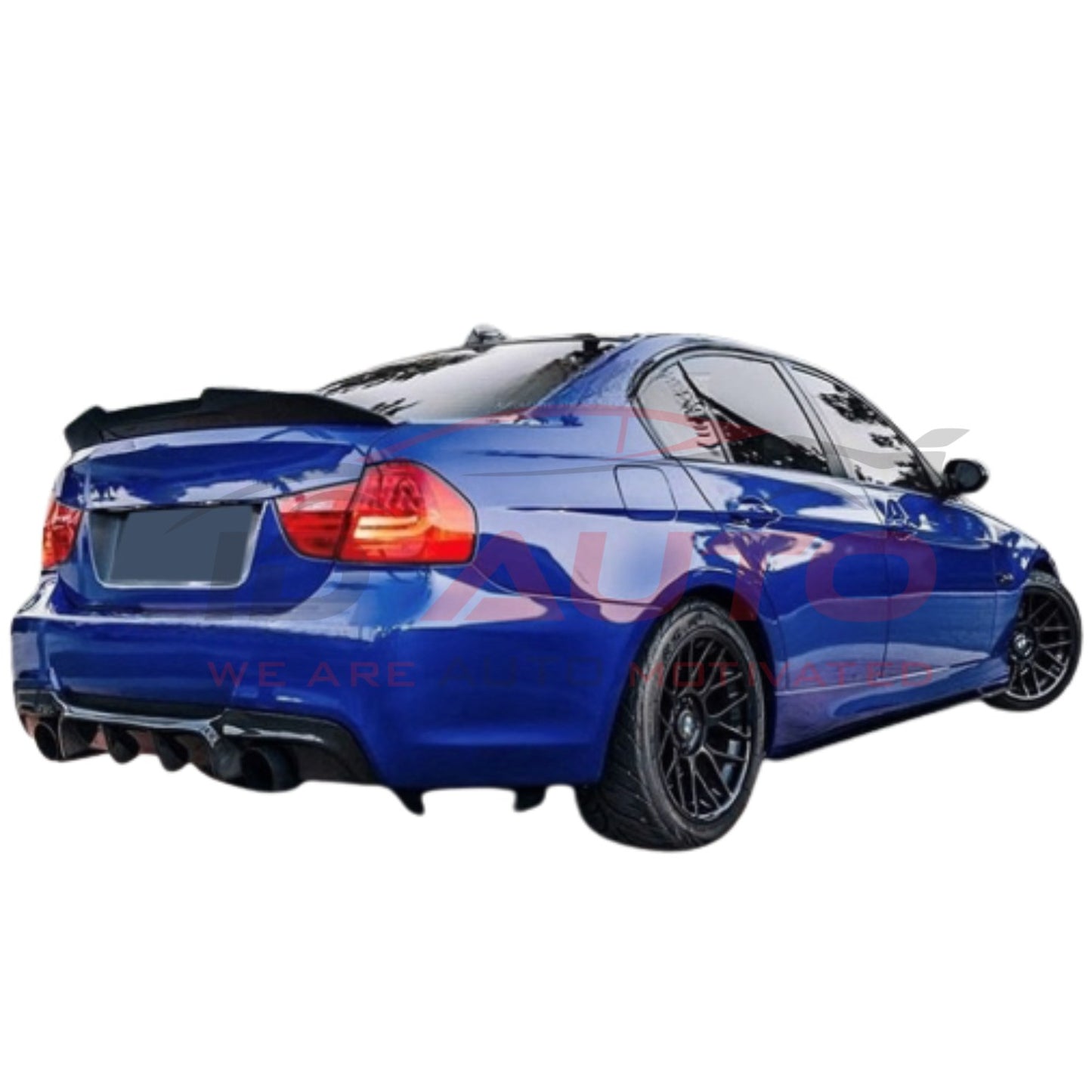 Спойлер за багажник (лип) PSM – BMW 3 Series E90 (2005–2011), черен гланц