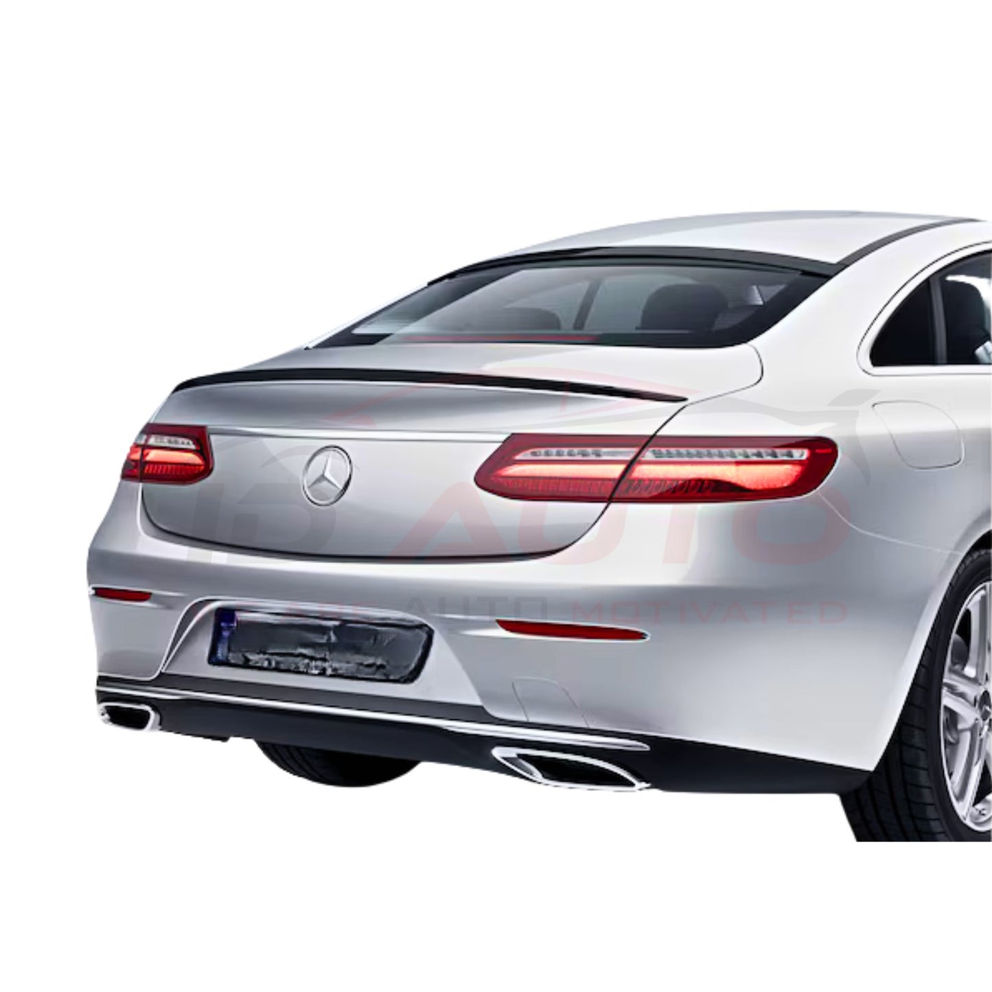 Тунинг лип спойлер за багажник – Mercedes E-Class Coupe C238 (2017–2023) – черен гланц