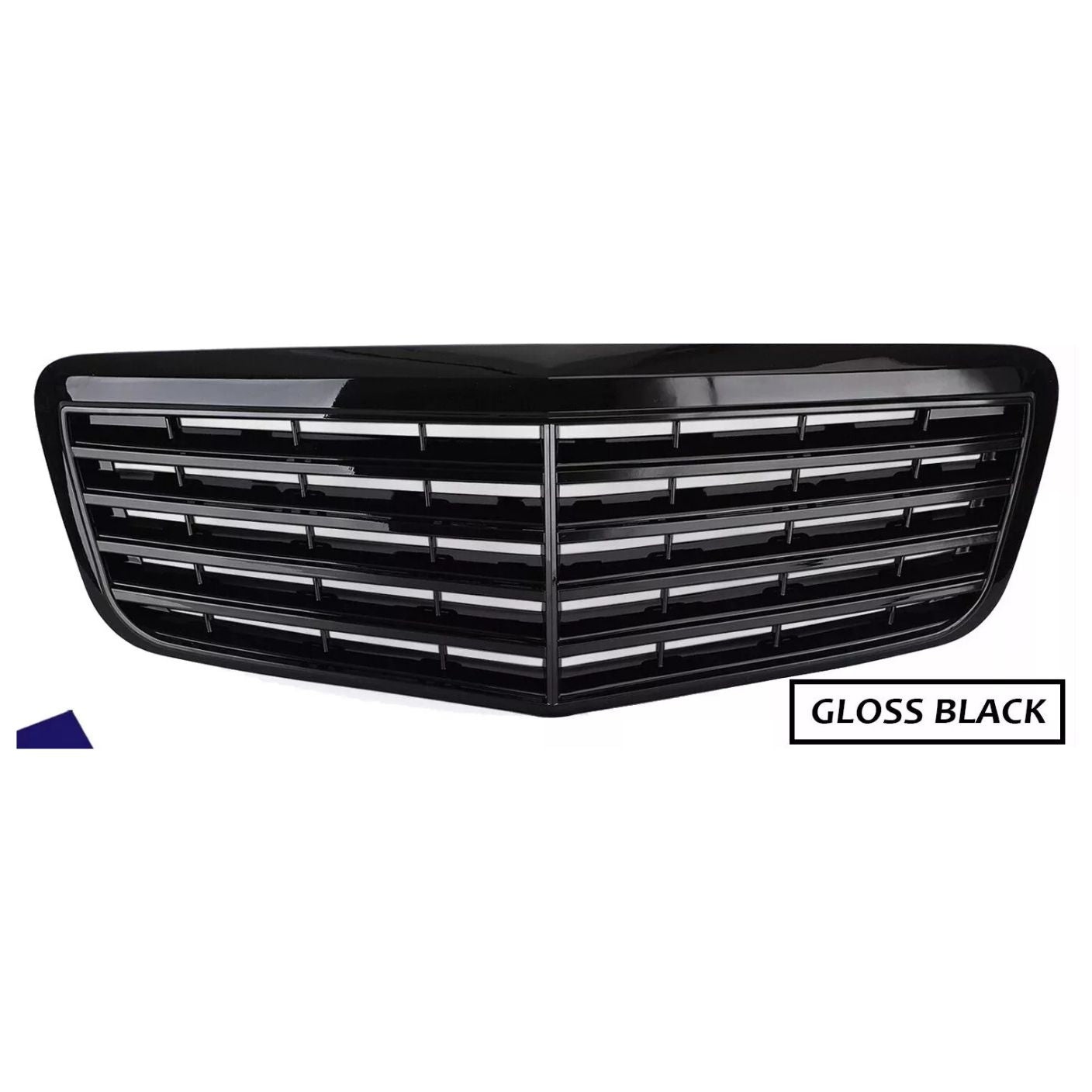 Черна решетка за Mercedes E-Class W211 Facelift (2007-2009) – Gloss Black