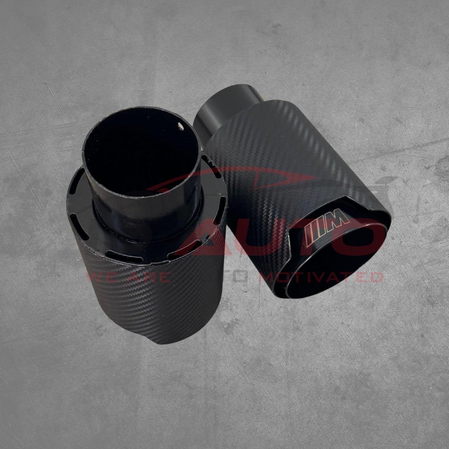 Накрайник за ауспух - черен - фи 60 / 90 изход - 1бр.