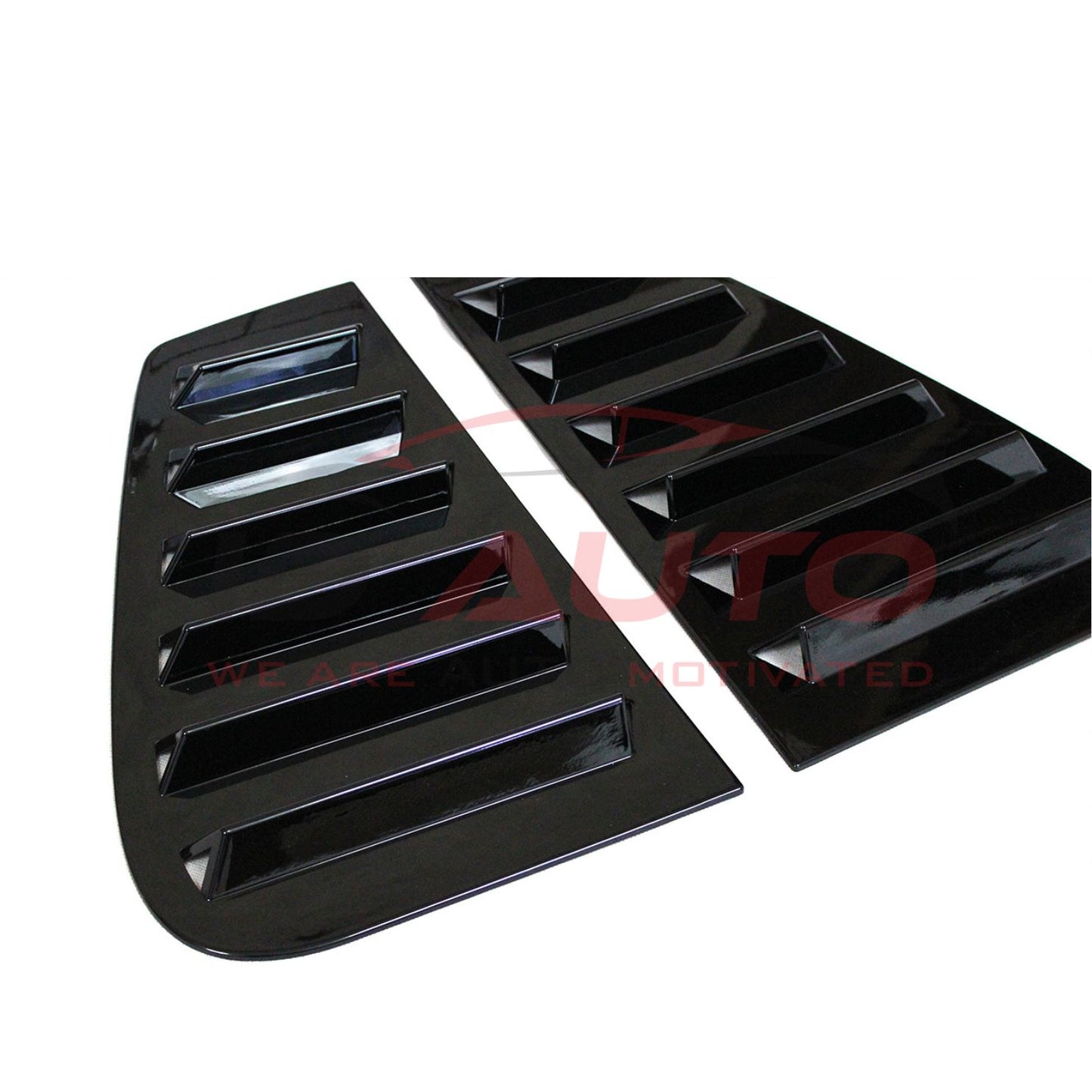 Тунинг добавки за задни странични стъкла – VW Golf 4 (1997–2003), черен гланц