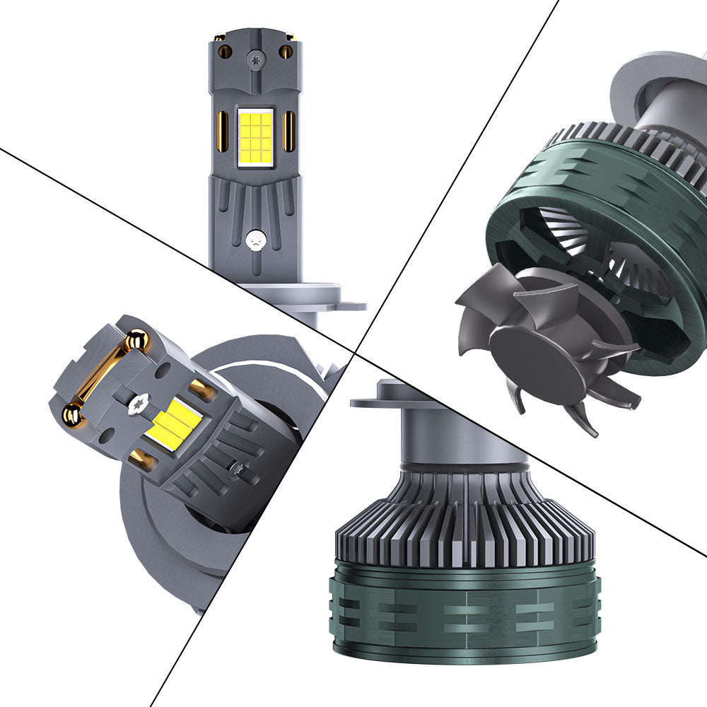 LED крушки 160W – 50 000lm, 6000K бяла светлина, Canbus (2бр.)