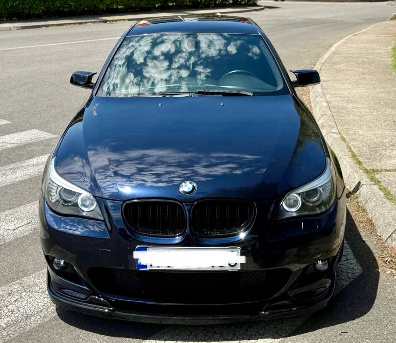 M Техник преден лип спойлер за BMW E60 E61 – лесен монтаж, спортна визия