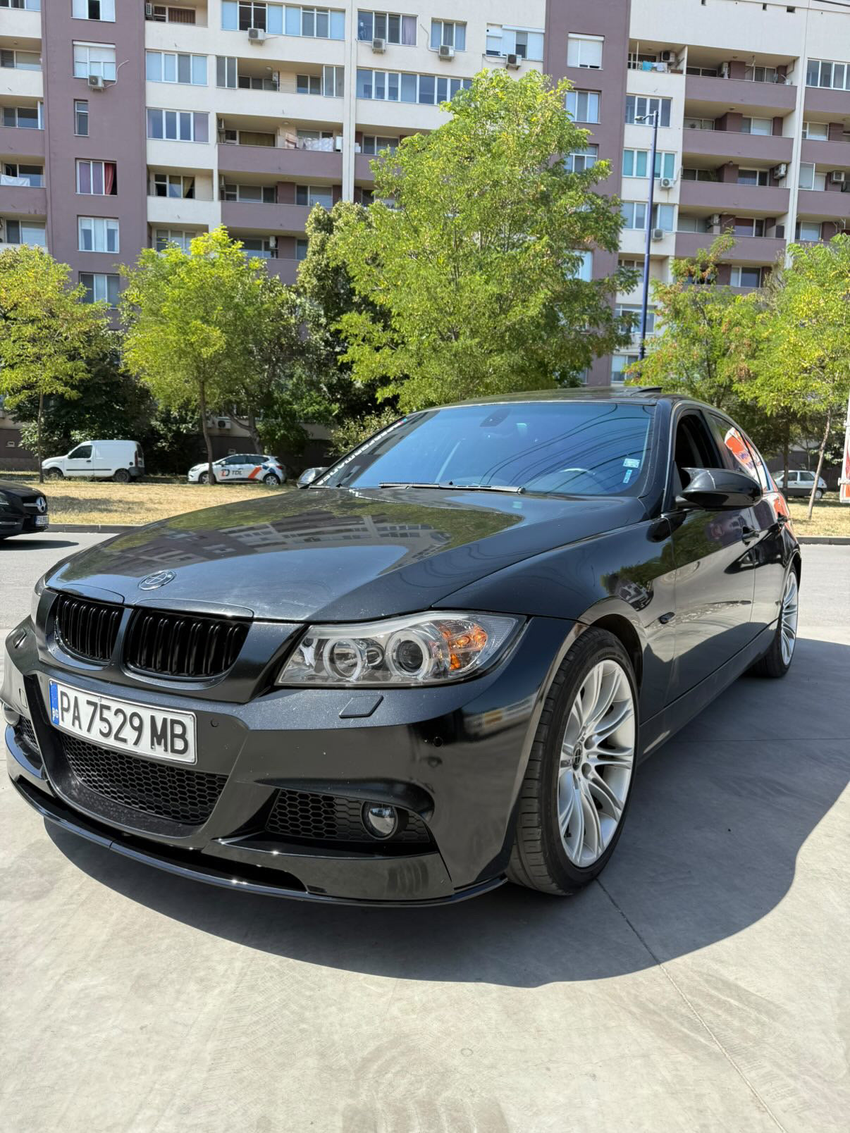 Преден лип спойлер – BMW 3 Series E90 Е91 фейс(2008–2012), за M-Tech броня