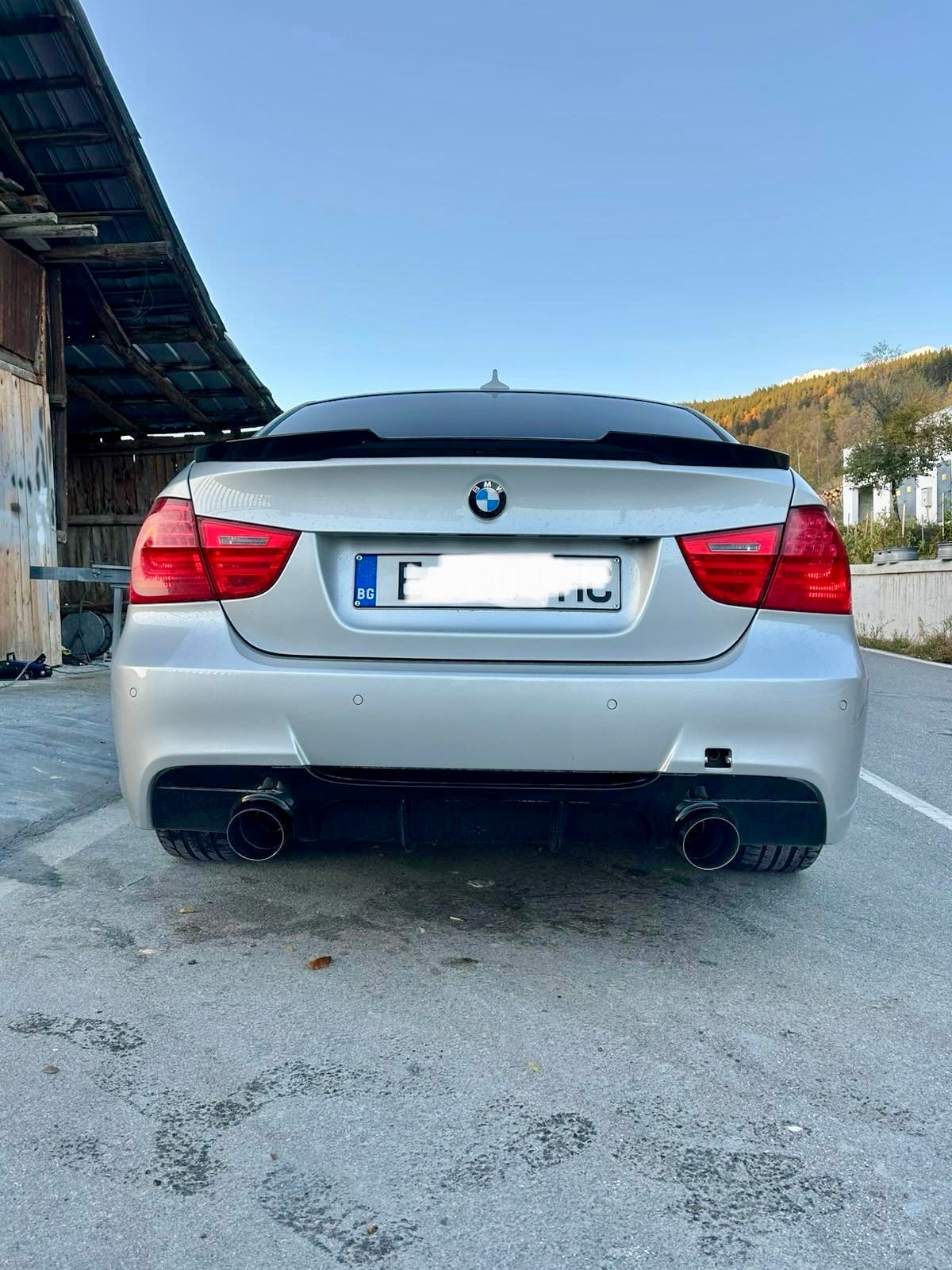 Лип спойлер за багажник за BMW E90 (2005-2011) М4 дизайн