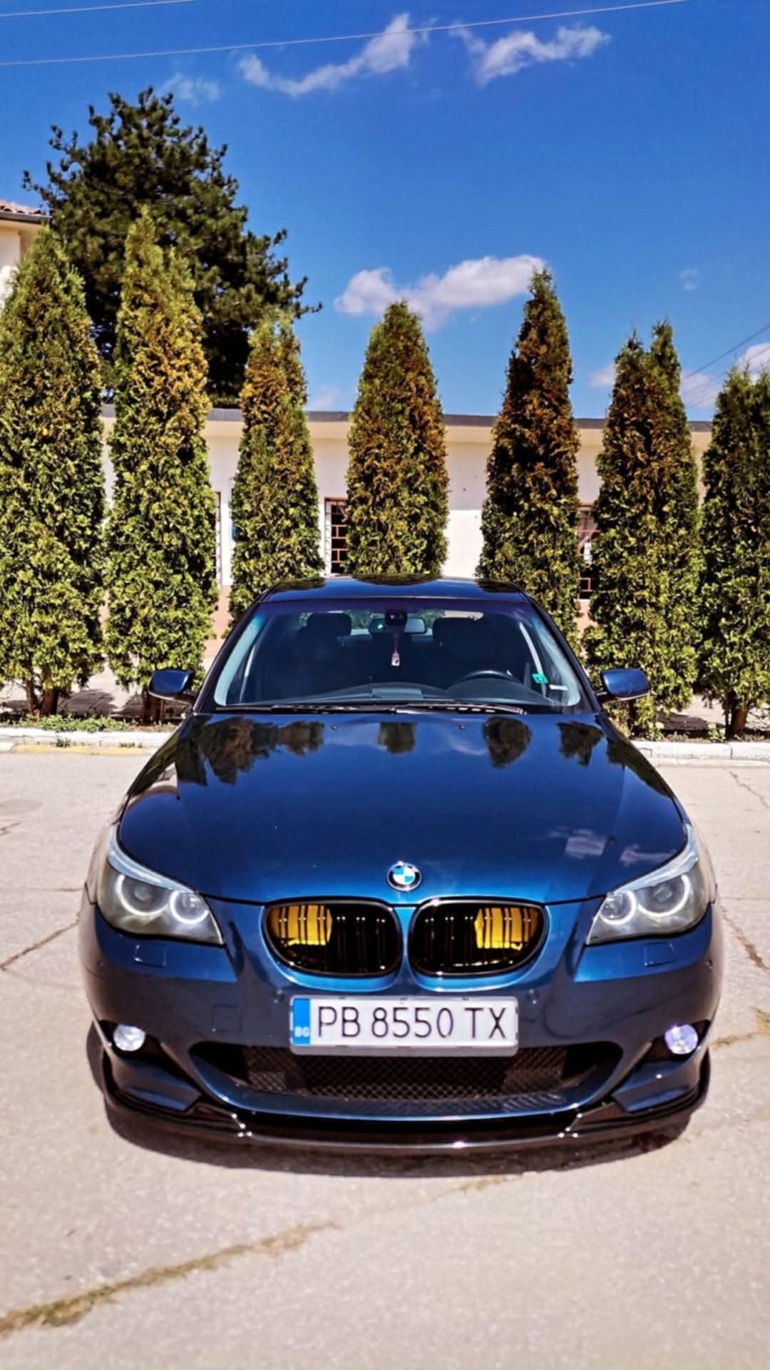 M Техник преден лип спойлер за BMW E60 E61 – лесен монтаж, спортна визия