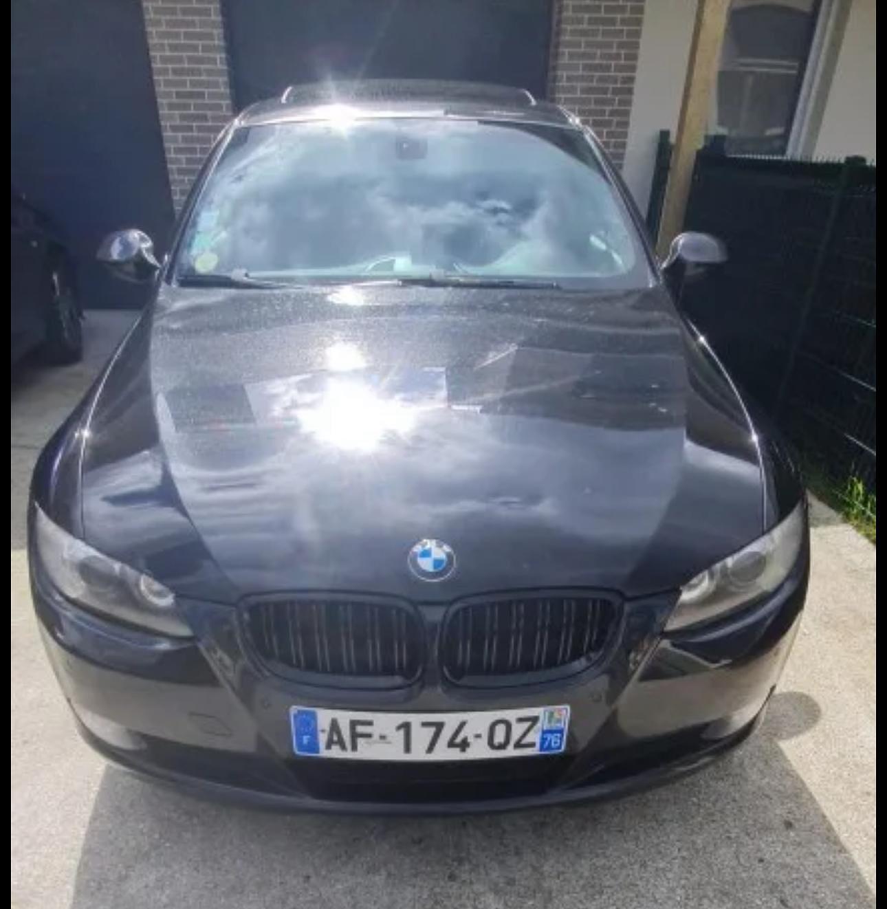Бъбреци за BMW E92 / E93 (2006 - 2010) Двойни Черен Гланц