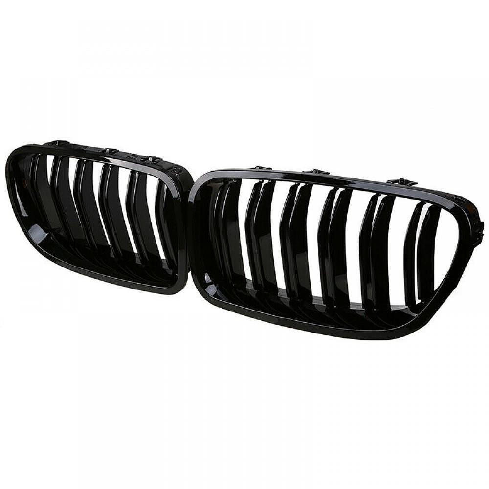 Бъбреци за BMW F10/F11 2011-2017 Двойни Черен Гланц