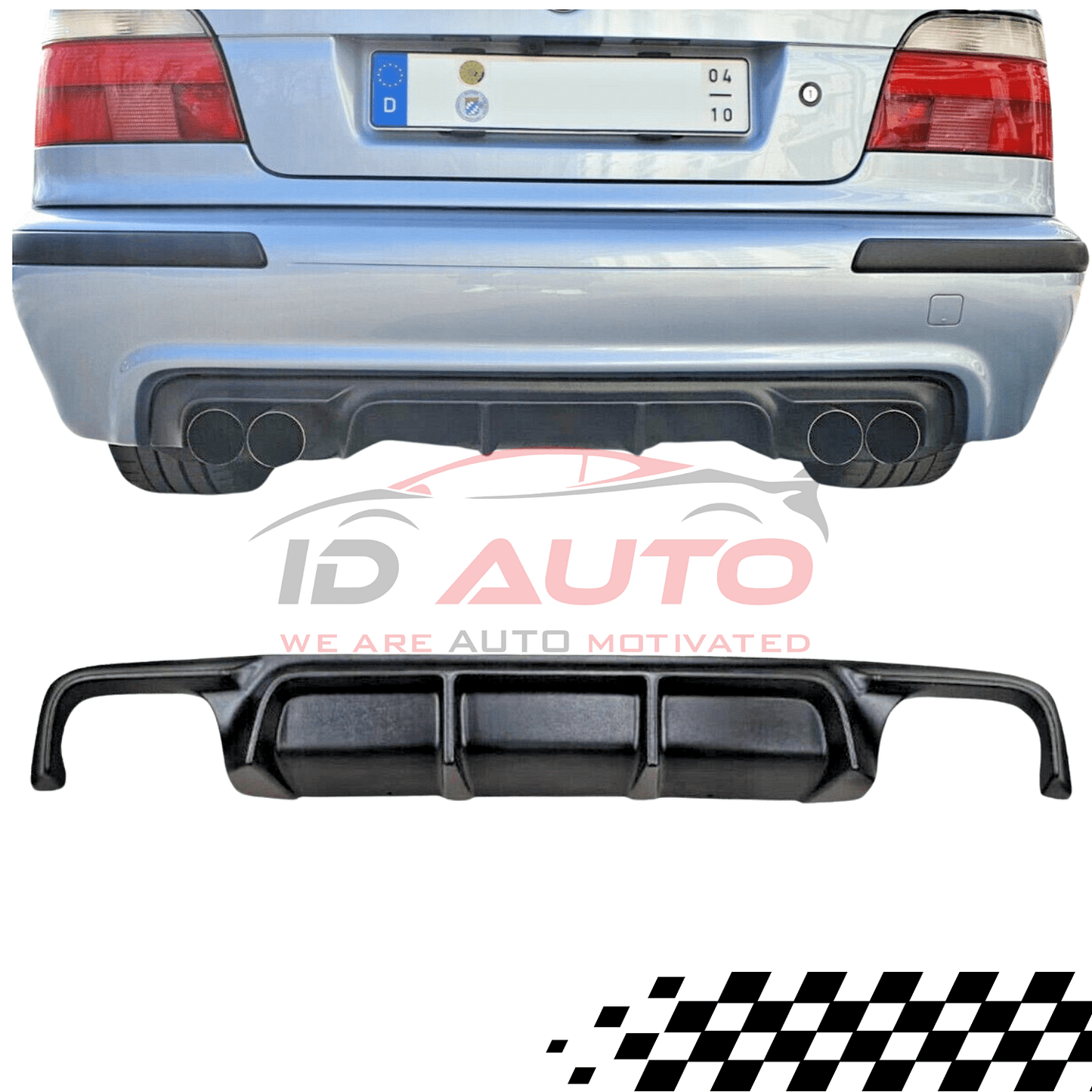 Дифузьор задна броня за двойни накрайници - BMW M5 E39 95-2003