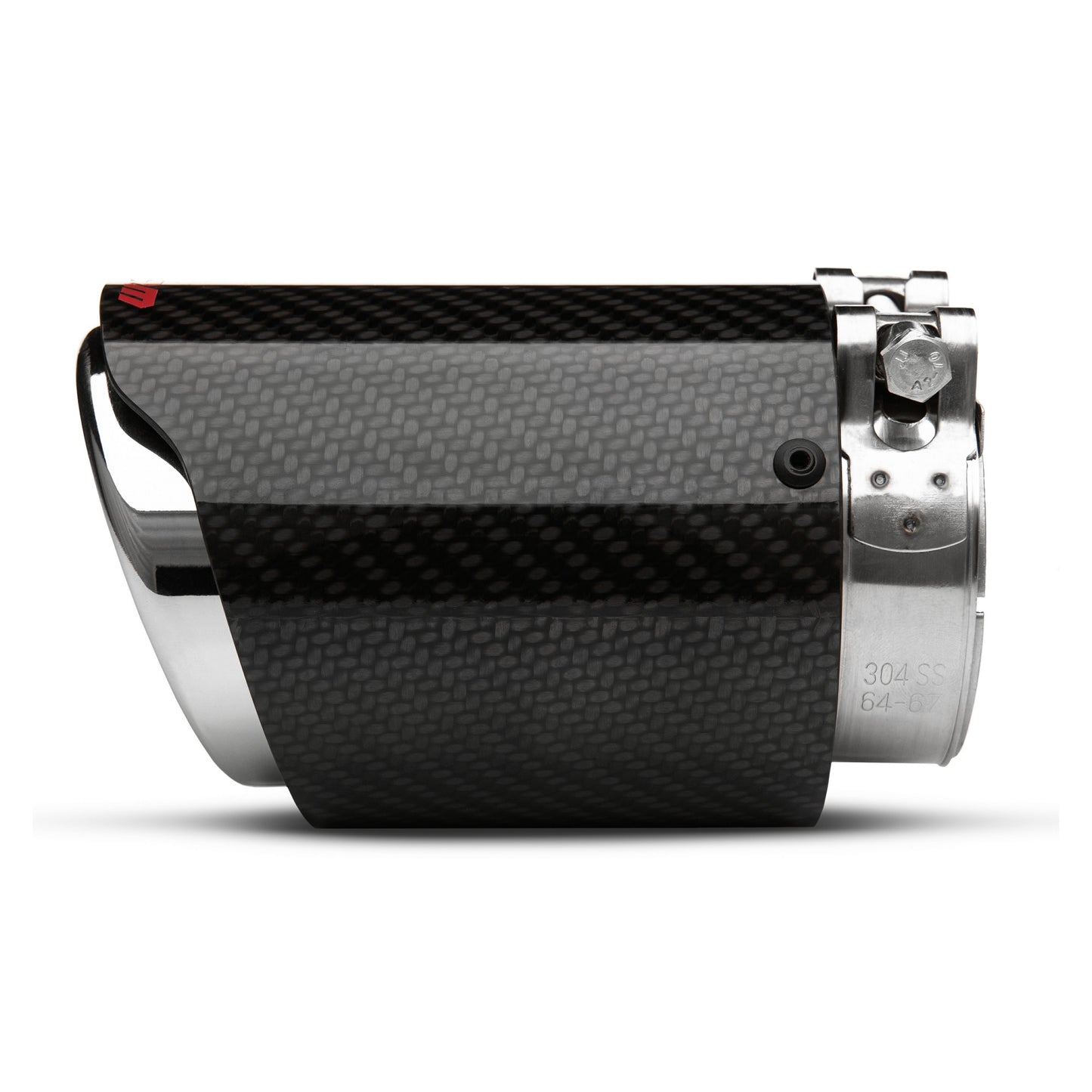 EXCLUSIVE накрайник за ауспух - slanted beveled with carbon