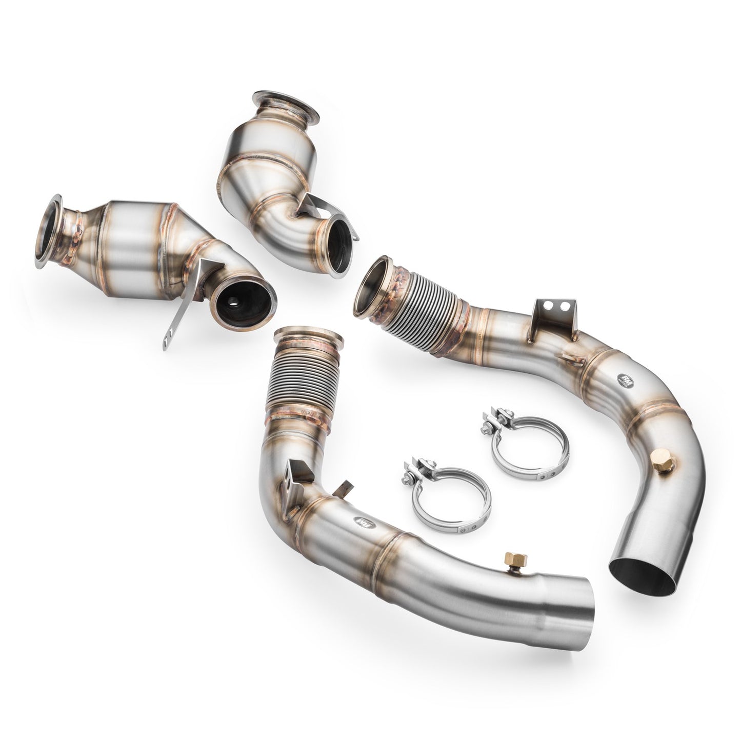Downpipe за BMW M8 F92 + CATALYST HJS 300 cpsi EURO 6