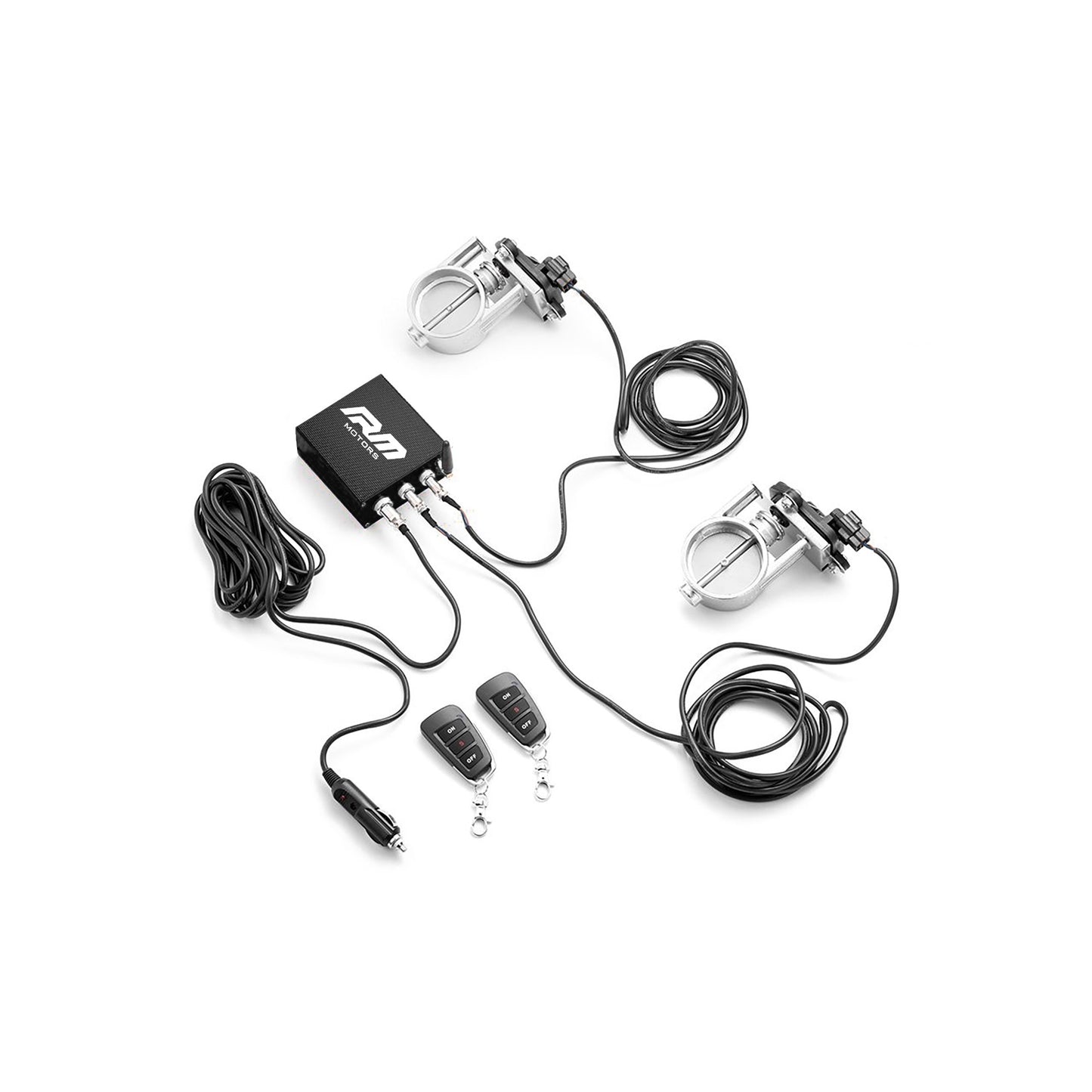 Electronic exhaust throttle 50 mm with control unit