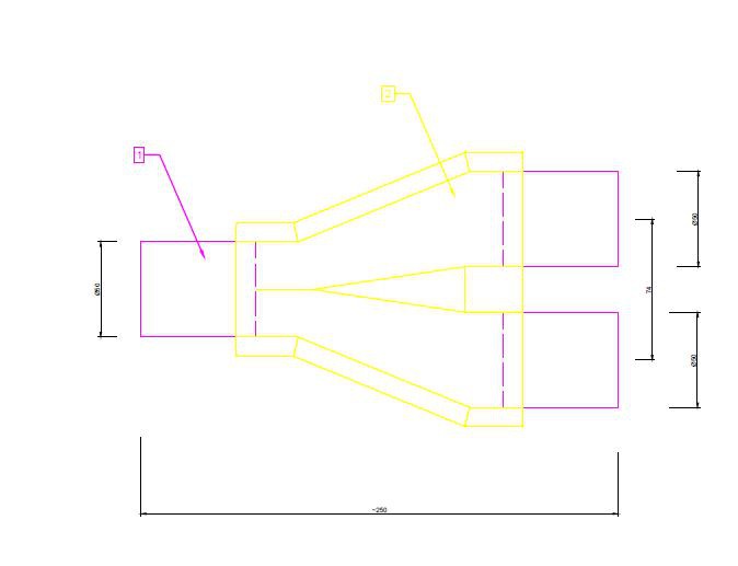 Y-PIPE Exhaust tee