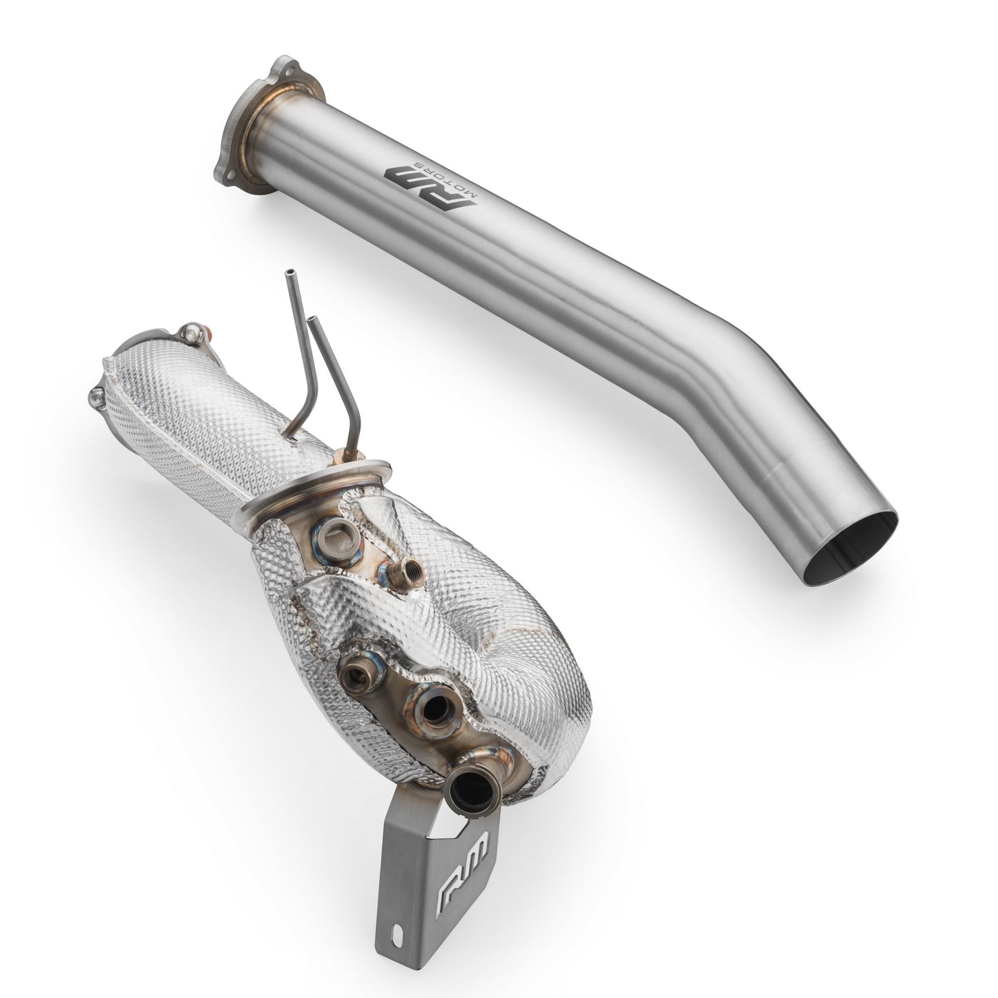 Downpipe за set AUDI Q5 3.0 TDI +heat shield