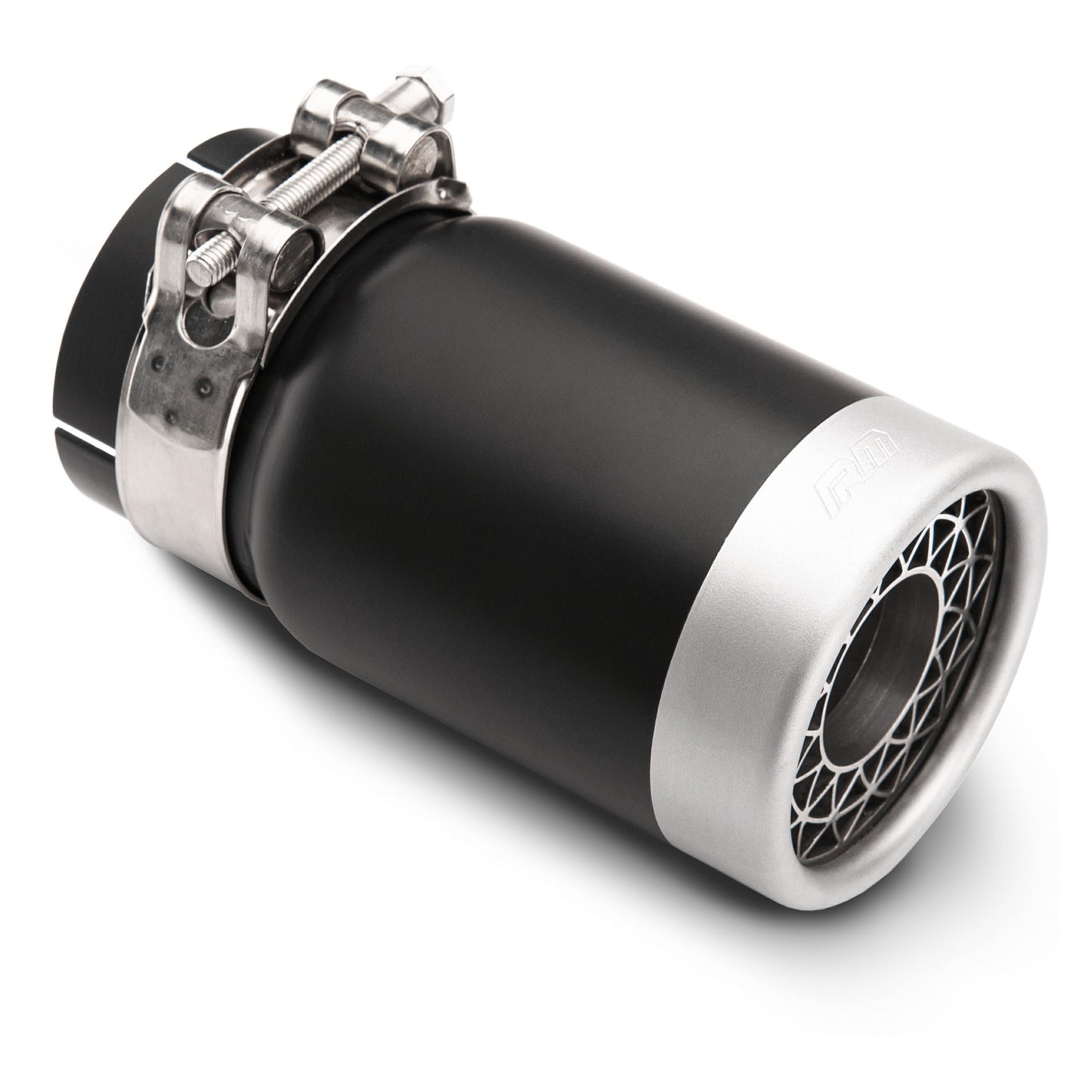 HYBRID накрайник за ауспух - straight rounded with diffuser silver
