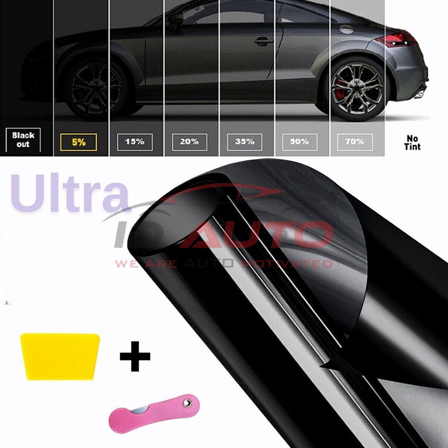 Фолио ULTRA за затъмняване на прозорци 15% - 50x300см