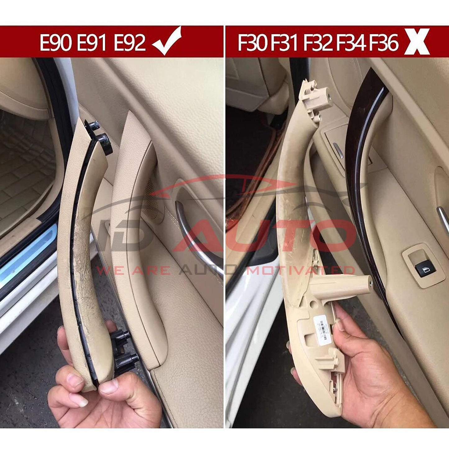 Комплект интериорна дръжка за Bmw E90 / E91 / E92