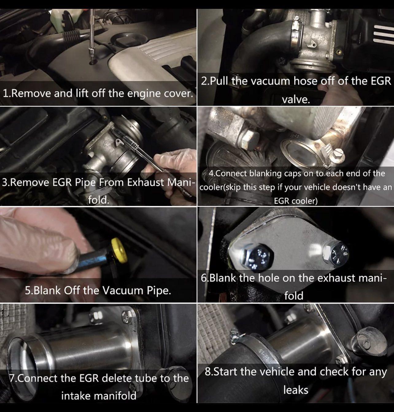 Комплект EGR DELETE KIT ЗА BMW E46, E39, E38, E53