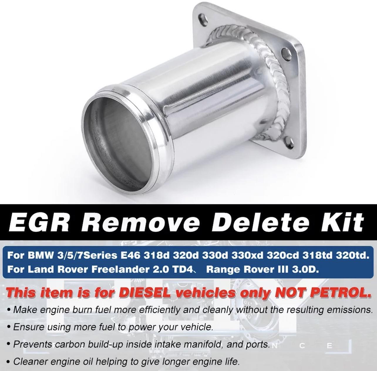 Комплект EGR DELETE KIT ЗА BMW E46, E39, E38, E53