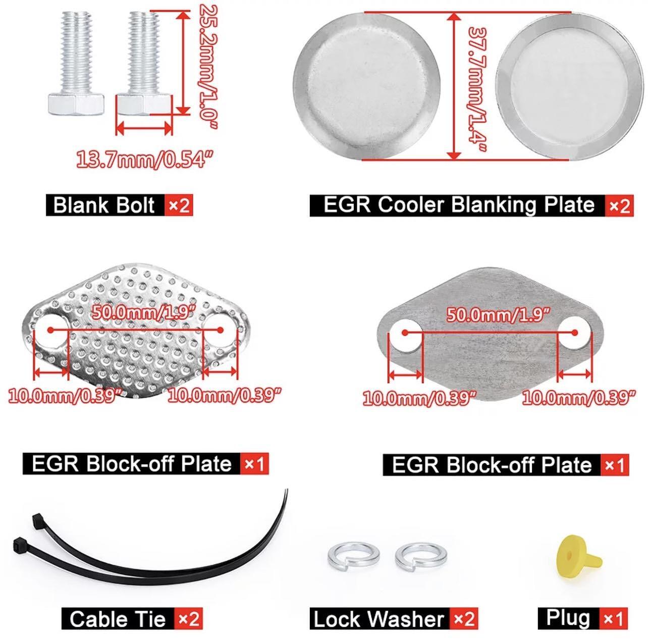 Комплект EGR DELETE KIT ЗА BMW E60, E90, E65, E87