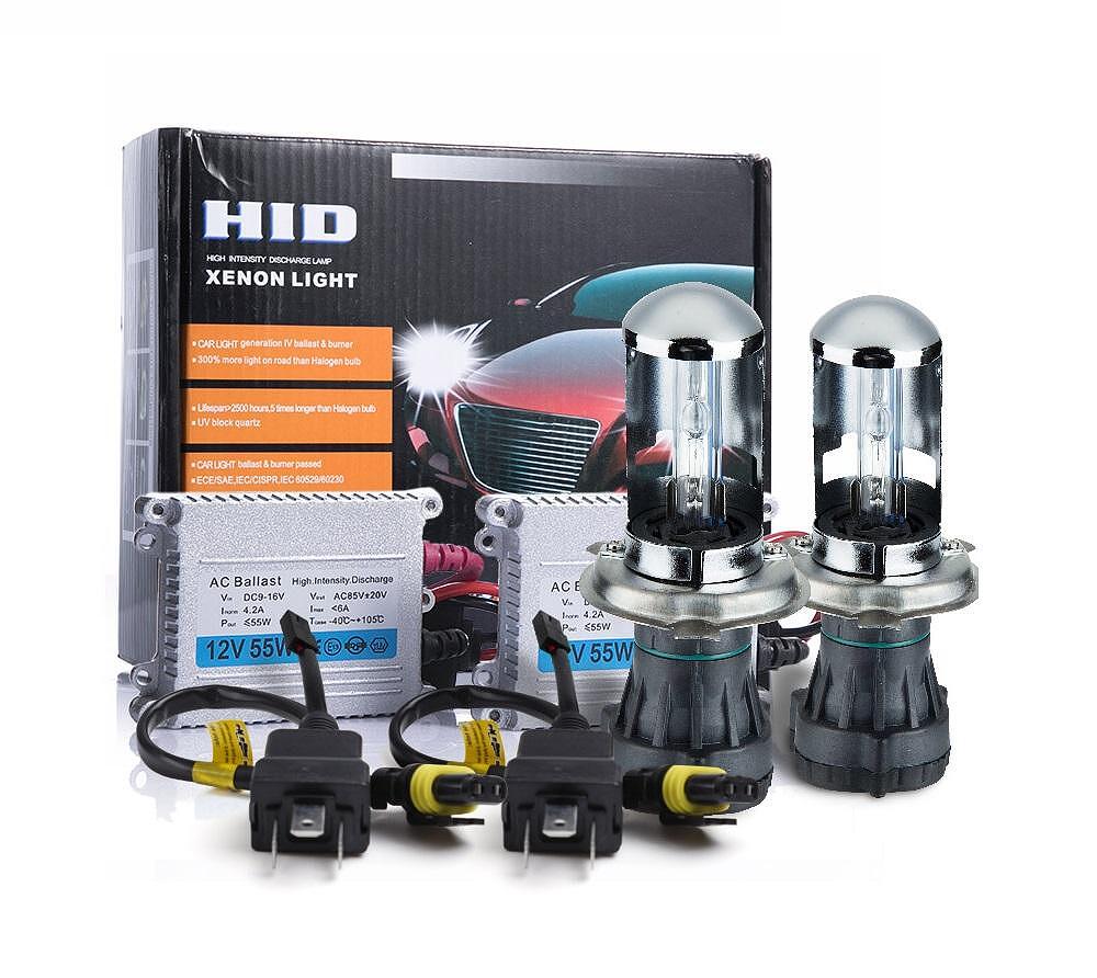 Ксенон система H4 (12V 55W 6000K) - Бърз старт