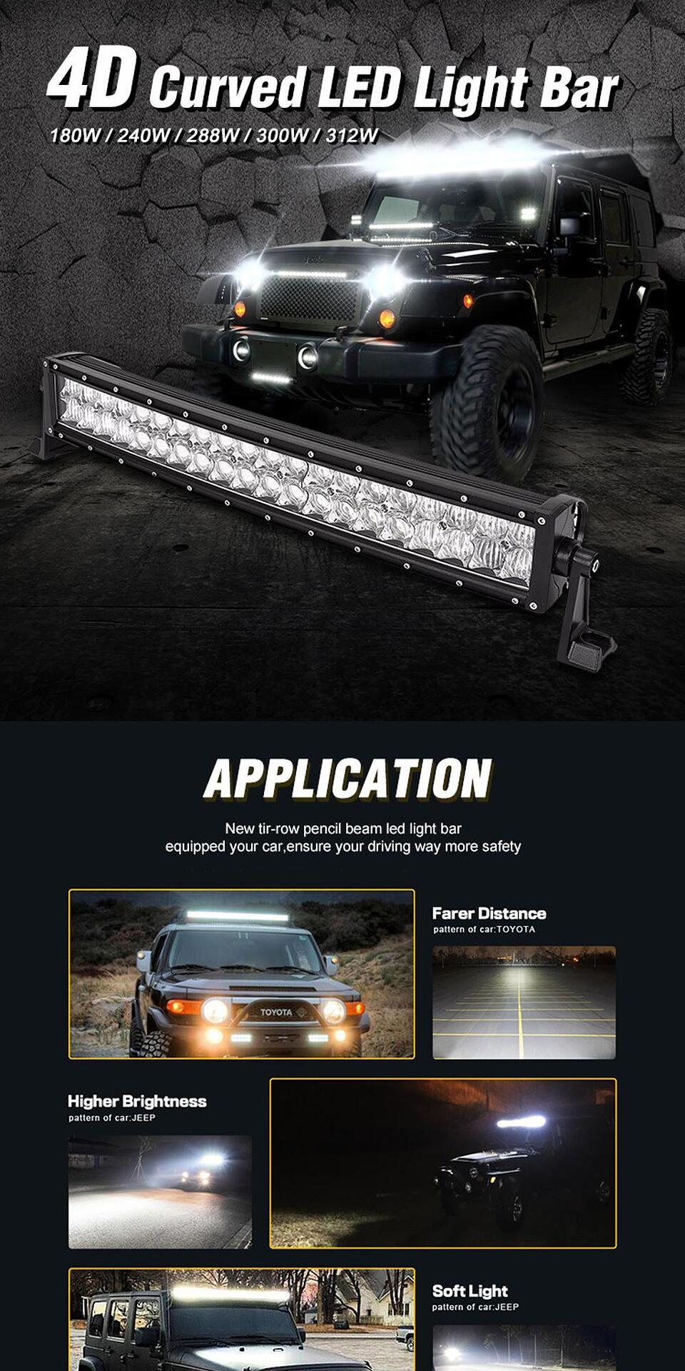 LED бар Space Mobile LLB 240W 10-30V 6000K / 105см