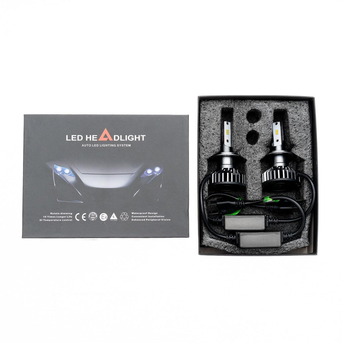 LED крушки P8 15 000lm - Комплект с Вентилатор